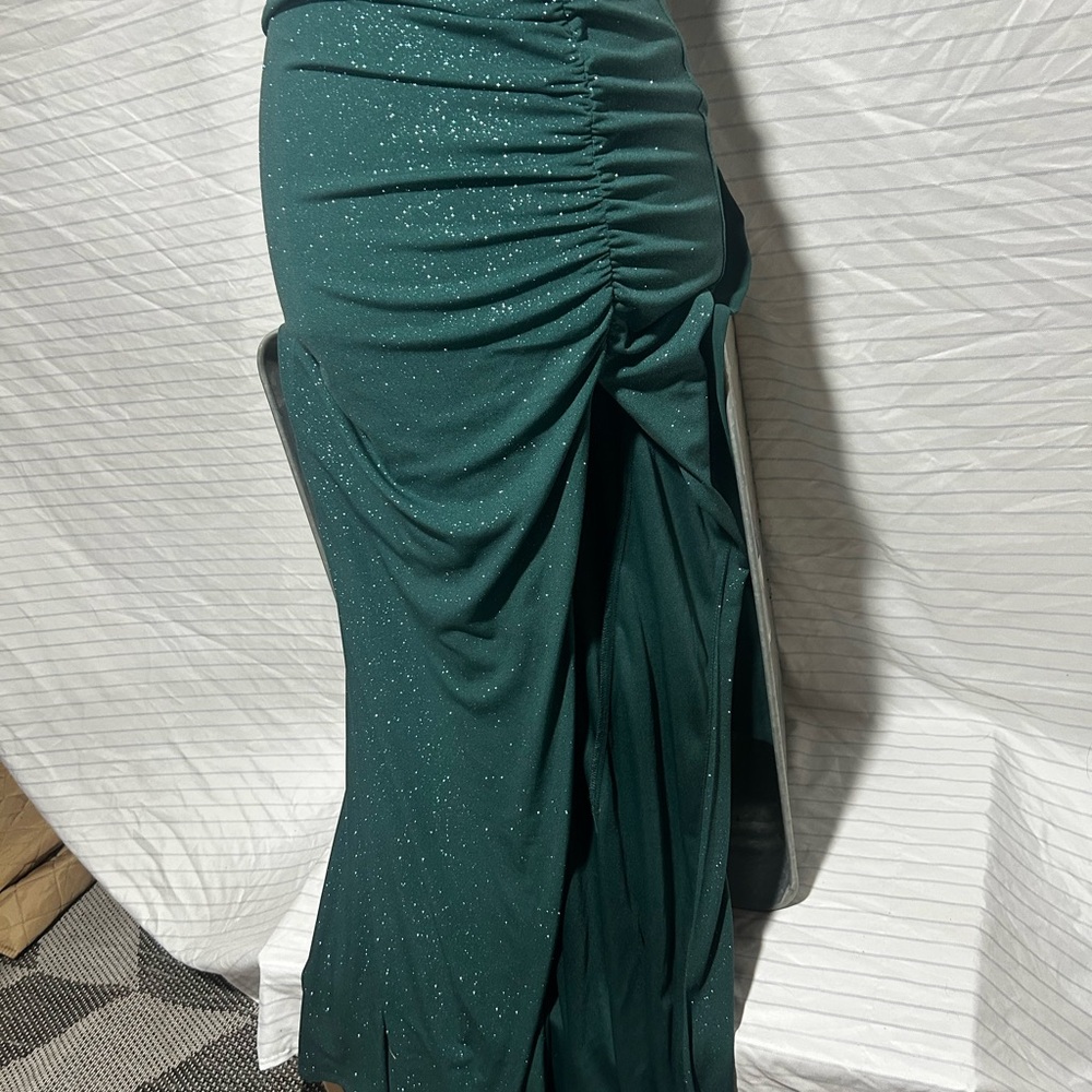 City Studio Sparkling Green Prom Dress - Picture 5 of 7